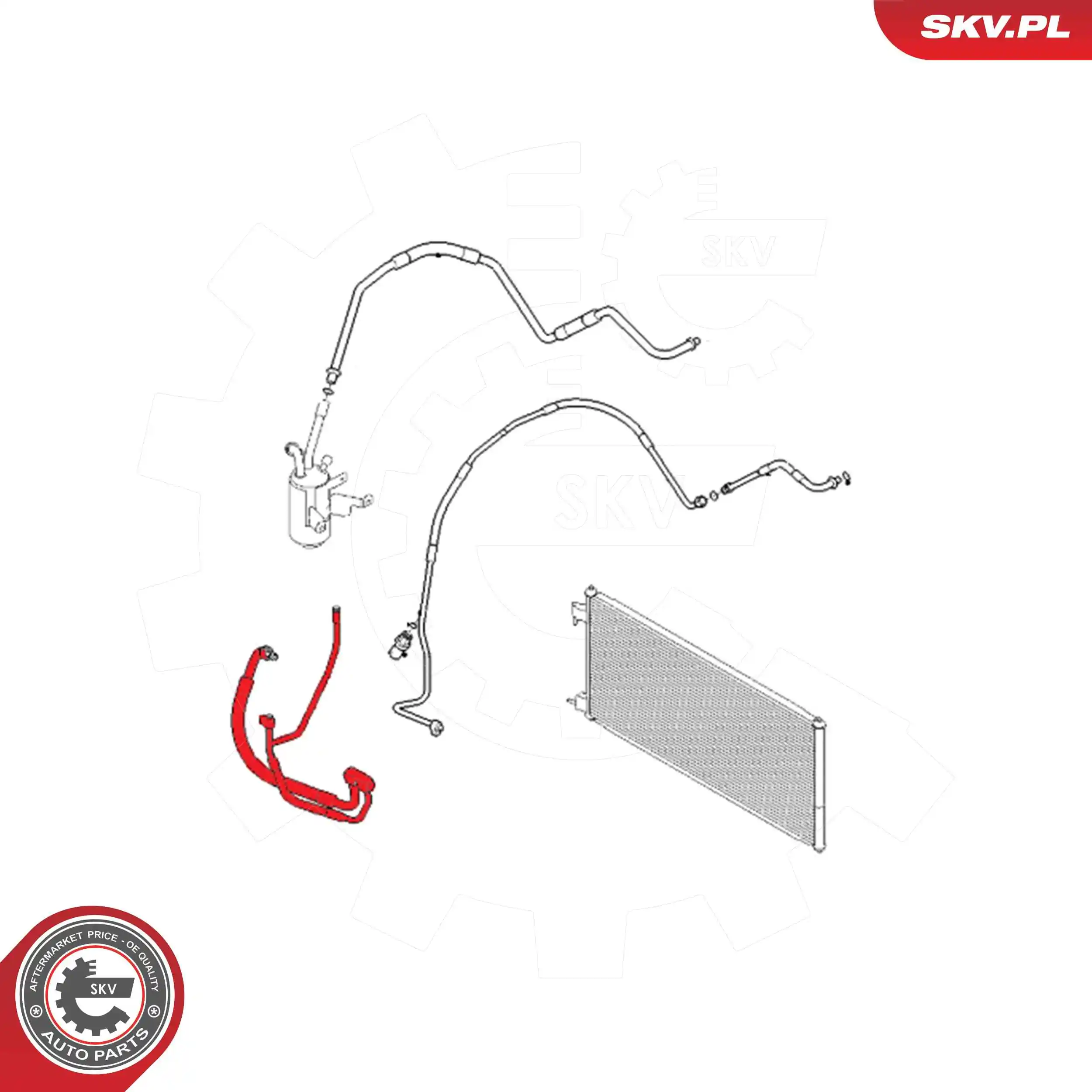 High/Low-pressure Line, air conditioning